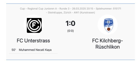 FCU Jun. A - Kilchberg-Rüschlikon